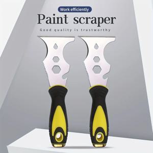 15 in 1 퍼티 나이프 다용도 스테인레스 스틸 페인트 스크레이퍼 제거 건설 도구 벽지 캔 오프너 홈 DIY