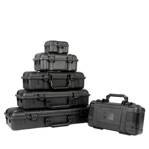 발수 하드 캐리 도구 케이스 가방 주최자 보관 상자, 스폰지가있는 카메라 밀봉 충격 방지 안전 도구 도구 상자