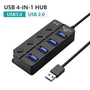 허브 USB 3.0, 멀티 포트 어댑터, 인터럽터 조정 독립 펜던트, USB 2.0, 4-en-1