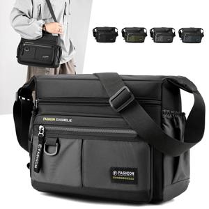 남자 Crossbody 가방 남성 나일론 어깨 가방 소년 메신저 가방 남자 핸드백 여행 캐주얼 대형 가방