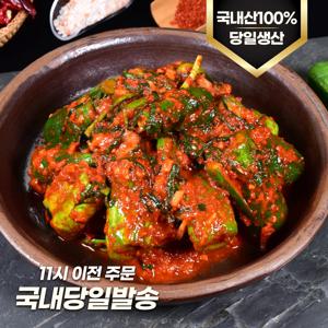 [후기보장] 소담채 국산재료 갓담근 아삭한 양념이 맛있는 오이소박이 오이김치 1~10kg