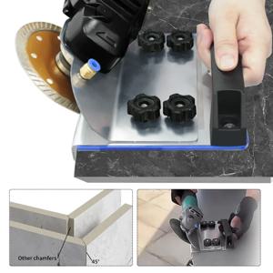 45 °   앵글 타일 모따기 도구 - 앵글 그라인더 스탠드, 타일 45도 모따기 절단용 절단용 타일 세라믹 스톤