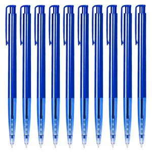 DELI-Bullet 팁 볼펜 세트, 파인 포인트 0.7mm, 파란색 잉크, 사무실 및 학교 용품, 문구류