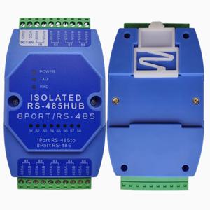 4/8 포트 485 허브 리피터, 4/8 채널 RS485 디스트리뷰터 절연 산업용 등급 스플리터