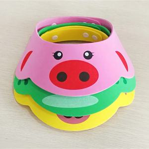 베이비 샤워 소프트 캡 조정 가능한 헤어 워시 모자 어린이를위한 귀 보호 안전 어린이 샴푸 목욕 샤워 보호 헤드 커버