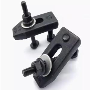 M8/M10 밀링 조각 기계 부품 T-슬롯 작업 테이블 용 압력 플레이트 클램프 고정 장치 플레이트 new