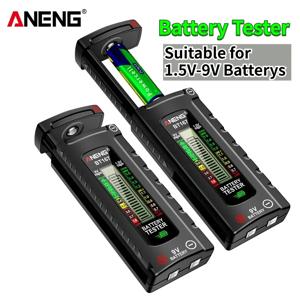 범용 배터리 테스터 ANENG BT167 배터리 감지기 테스터 배터리 잔량 표시기 용량 AA/AAA/21700/18650 버튼 셀