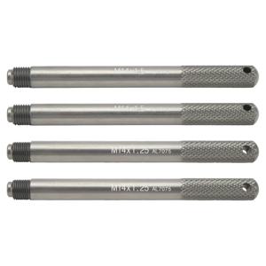 휠 정렬 핀 휠 행어 핀 세트, 림 스터드 핀 가이드 도구, 자동차 타이어 수리 액세서리, M14 * 1.25, M14 * 1.5, 2 개