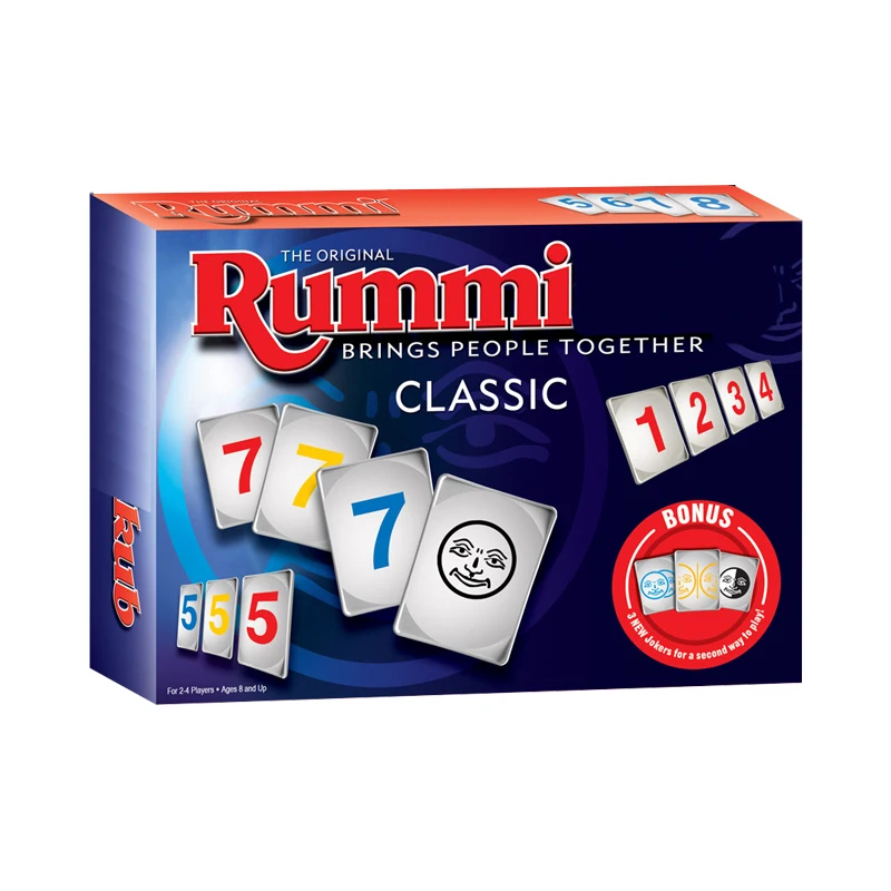 클래식 라미 타일 게임으로 재미와 창의력을 발휘하세요 – 럼미 보드 게임 엔터테인먼트 세트 가족 파티 나이트