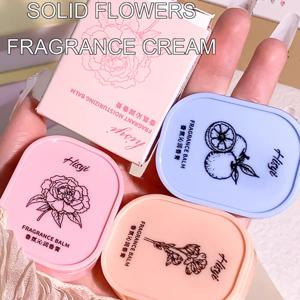 HISYI 솔리드 향수 밤 – 오래 지속되는 꽃 향기, 비건, 컴팩트, 얼굴/손/바디 사용, 남녀공용, 인증, 피부 친화적