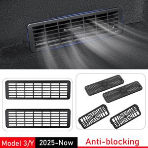 테슬라 모델 Y 주니퍼 모델 3 2025 2026 뒷좌석 에어벤트 커버 뒷좌석 에어컨 출구 보호 그릴 액세서리