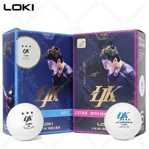 LOKI LJK 40+ 탁구공 3스타 ABS ITTF 승인 핑퐁볼 내구성 우수한 둥글기 반동력 6개입