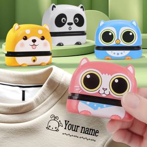 맞춤형 어린이 여행 스탬프 세트 - 친환경 잉크를 사용한 개인 맞춤형 방수 이름 스탬프, 학용품 및 유치원 선물 아이디어