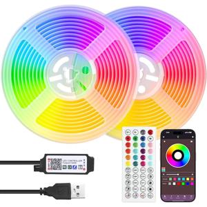 3M/3.28Ft-40M/131Ft LED 스트립 조명 APP 제어 색상 변경 RGB Led 조명 방 장식을위한 유연한 램프 테이프