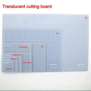 A3/A4/A5 절단 매트 반투명 PVC 그리드 라인 자가 복원 커팅 보드 도구 패브릭 가죽 종이 공예 DIY 도구 플레이트 패드