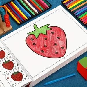 32페이지 어린이 색칠하기 책 - 재미있는 낙서 및 그림 활동 |   생일 및 명절을 위한 교육 선물 |   중국어 버전