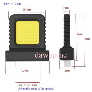 파워 툴 액세서리 LED 작업등 마키타 밀워키 듀월트 보쉬 다이이 로무움 지푸 18V-21V 리튬이온 배터리용