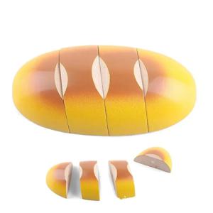 1PCS 나무 장난감 자석으로 된 과일 채소 음식 모형 놀이 주방 역할 놀이 교육용 장난감 어린이용