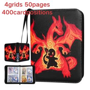 포켓몬 카드 홀더 앨범, 어린이용, 트레이딩 카드 게임, 장난감 수집 책, 400장 수납 가능