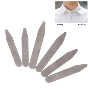 남성용 스테인리스 스틸 칼라 스테이 3쌍, 비즈니스 남성용 셔츠 칼라 지지대, 선물용 셔츠 본 스티프너 인서트 고정