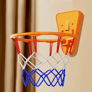 실내 농구 골대 어린이 농구 골대 가정용 무소음 벽걸이 접이식 농구 골대 훈련 장비