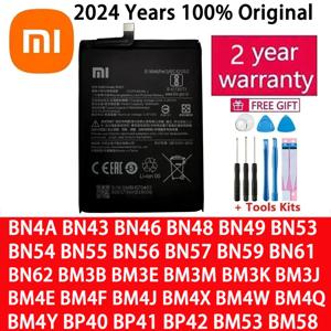 Xiaomi Mi Redmi 참고 Pocophone Poco F1 F2 K20 F3 X3 K30 K40 5 6 7 7A 8 8T 9 9A 9S 9T 10 10X 10S 10T 11 11T Pro Lite 용 배터리