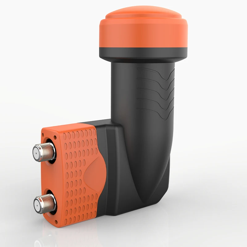 트윈 쿼드 LNB 4k 위성 수신기 LNB 범용 풀 HD 4 출구 방수 접시 KU 밴드 LNBF 60dB 이득 Ku-Band For DVB-S2X/S2/S