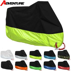 방수 오토바이 커버, 사계절 오토바이 커버, 방진 UV 보호, 야외 실내 모토 스쿠터 오토바이 레인 커버
