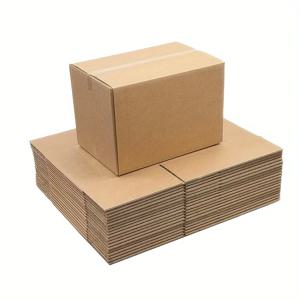 10pcs 배송 상자 및 4.13 × 5.12 × 8.27 인치 배송 골판지 상자, 크래프트 종이 배송 상자-배송 팩용