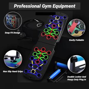 접이식 푸시 업 보드 지원 근육 운동 다기능 테이블 휴대용 피트니스 장비 복부 강화 지원