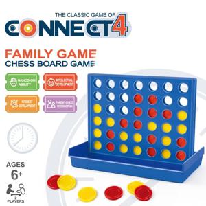 2인용 Connect 4 게임의 클래식 게임; 4개의 그리드 연결 6세 이상 어린이를 위한 4개 연속 게임 연결 뒷마당 게임