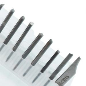 마이크로 조각 보석 텅스텐 강철 삽 칼 30-180 학위 검은 공압 조각 텅스텐 강철 조각 칼