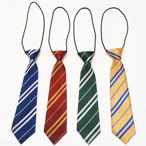 할로윈 영화 Wizarding Academy 소년 소녀 해리스 스트라이프 넥타이 코스프레 마술 학교 의상 액세서리 넥타이 소품 파티