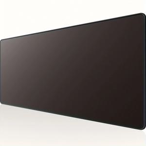 책상용 대형 마우스 패드 1개, 게임용 마우스 패드, 가장자리가 스티치된 마우스 패드 및 미끄럼 방지 고무 베이스, 확장 마우스 패드