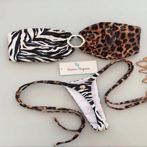 2025 새로운 섹시한 마이크로 비키니 세트 수영복 끈 팬티 여성 입욕 브라질 여성 수영복 Biquini Suit 섹시한 비키니 Mujer