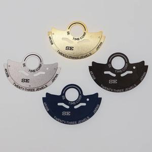 실버 골드 웨이브 스타일 NH35 로터 스티커 세이코 모드 부품용 자동 해머 NH34 NH36 수정 시계 스피어 부품