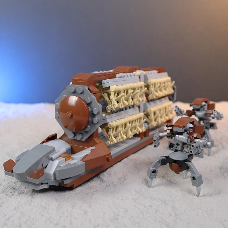 새로운 대대 공격 공예 드로이드 파괴 조립 장난감 모델 스타 군대 세트 DIY 블록 장난감 크리스마스 선물 (남아, 성인, 어린이용)