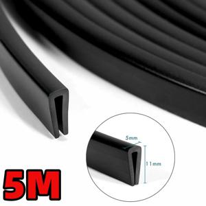 5M 고무 에지 트림 스트립 5M 자동차 도어 엣지 보호 스트립 1x 고무 에지 트림 스트립 5M 자동차 도어 엣지 보호 스트립