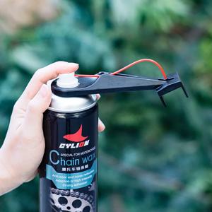 1/2PCS 오토바이 체인 오일러 스프레이 윤활제 오일러 도구 무더기 없는 체인 왁스 체인 클리너 체인 오일 도포기