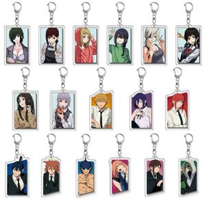 패션 애니메이션 포치타 마키마 덴지 피규어 아크릴 키체인 체인소 맨 만화 캐릭터 백팩 참 펜던트 생일 선물