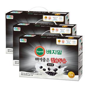베지밀 베지밀 뼈에좋은 칼슘 검은콩 두유 190ml 72팩