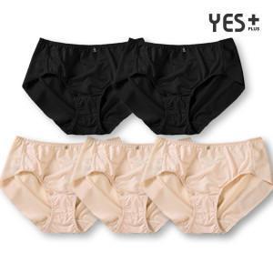 [예스플러스]7일가격원복(하루특가+할인쿠폰)예스플러스_노라인팬티5매세트/40데니아/세미맥시타입/무형광/115빅사이즈