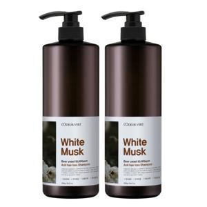 로더베르 JJGG / 1+1 독일맥주효모5만ppm 탈모완화 샴푸 1000g 화이트머스크 총2개