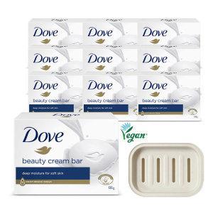 [도브]도브 비누 대용량 135g 10개 + 비누받침대