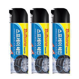 불스원 (최대15%적립)불스원 RainOk 프리미엄 스프레이체인 500ml 스노우체인 스프레이형 3개