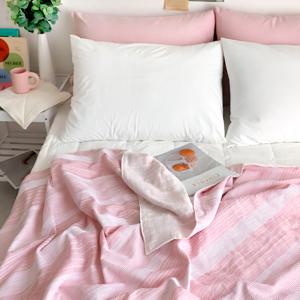 까사베르데 로즈 슬러브 핑크 양면 여름이불