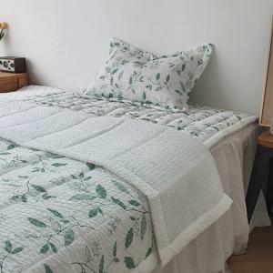 룸마이룸 썸머리프 시어서커 이불 패드세트S +베개솜