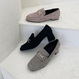 레티브 체인 스웨이드 로퍼 2cm 5cm