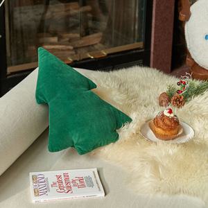 홀리데이 자수 쿠션_트리