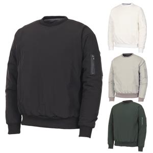 골프] 겨울 남성 포켓지퍼 방풍 패딩 맨투맨티셔츠 KMWMTS57